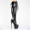 Pleaser - JUBILANT3012 Bottes cuissardes à plateforme - Noir Product image